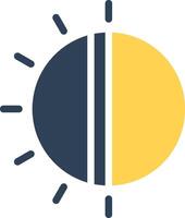 Eclipse Creative Icon Design vector