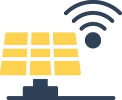 Solar Panel Creative Icon Design vector