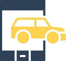 Call Taxi Creative Icon Design vector