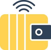 Smart Wallet Creative Icon Design vector