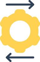 Machine to Machine Creative Icon Design vector