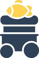 glyph Two Color Design vector