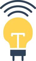 Smart Bulb Creative Icon Design vector