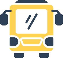 Bus Creative Icon Design vector