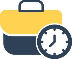 Business Time Creative Icon Design vector