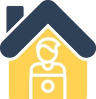 glyph Two Color Design vector