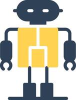 diseño de icono creativo robot vector