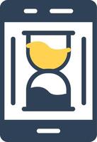 Time Tracker App Creative Icon Design vector