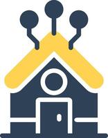 Home Network Creative Icon Design vector