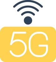 5G Network Creative Icon Design vector