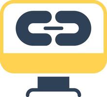 Link Creative Icon Design vector