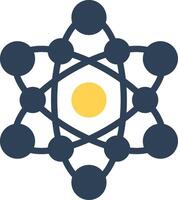 Atom Creative Icon Design vector