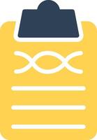 Dna Study Creative Icon Design vector