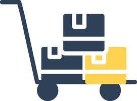 Trolley Creative Icon Design vector