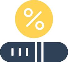 Progress Bar Creative Icon Design vector