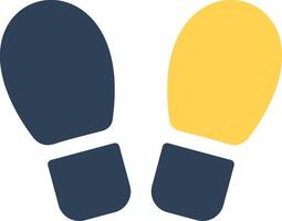 Footprint Creative Icon Design vector