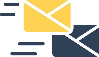 Mass Mailing Creative Icon Design vector