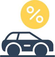 Vehicle Leasing Creative Icon Design vector