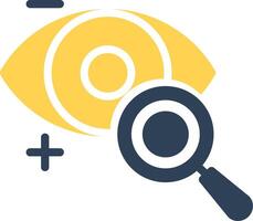 Eyesight Check Creative Icon Design vector