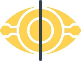 Color Blindness Creative Icon Design vector