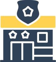 Police Station Creative Icon Design vector