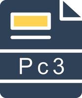 PC3 Creative Icon Design vector