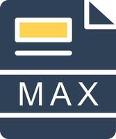 MAX Creative Icon Design vector