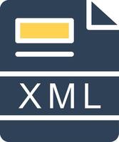 XML Creative Icon Design vector