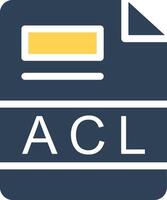 ACL Creative Icon Design vector