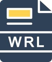 WRL Creative Icon Design vector