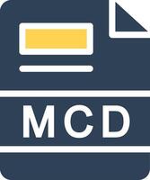 MCD Creative Icon Design vector