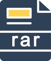 rar Creative Icon Design vector