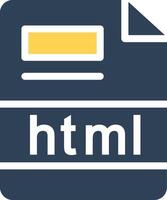 html Creative Icon Design vector