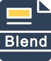 Blend Creative Icon Design vector