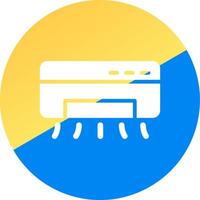 Air Conditioner Creative Icon Design vector