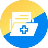 Medical History Creative Icon Design vector