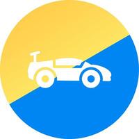 Super Car Creative Icon Design vector