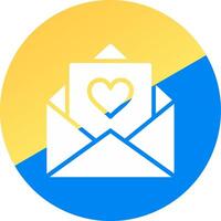 Love Letter Creative Icon Design vector