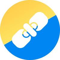 Link Creative Icon Design vector