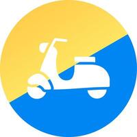 Scooter Creative Icon Design vector