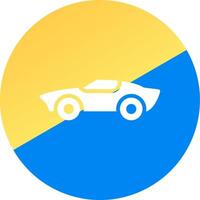 diseño de icono creativo de coche deportivo vector