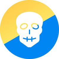 diseño de icono creativo de calavera vector