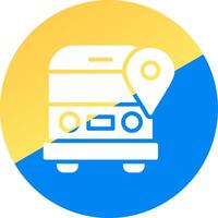 diseño de icono creativo de autobús escolar vector