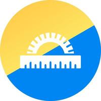 glyph Two Color Circle Design vector