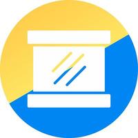 glyph Two Color Circle Design vector