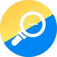 glyph Two Color Circle Design vector