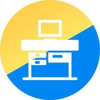 glyph Two Color Circle Design vector