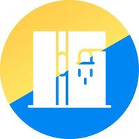 Shower Creative Icon Design vector