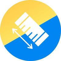 Ruler Creative Icon Design vector