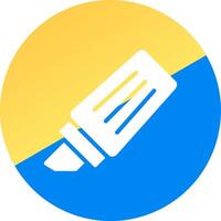 glyph Two Color Circle Design vector